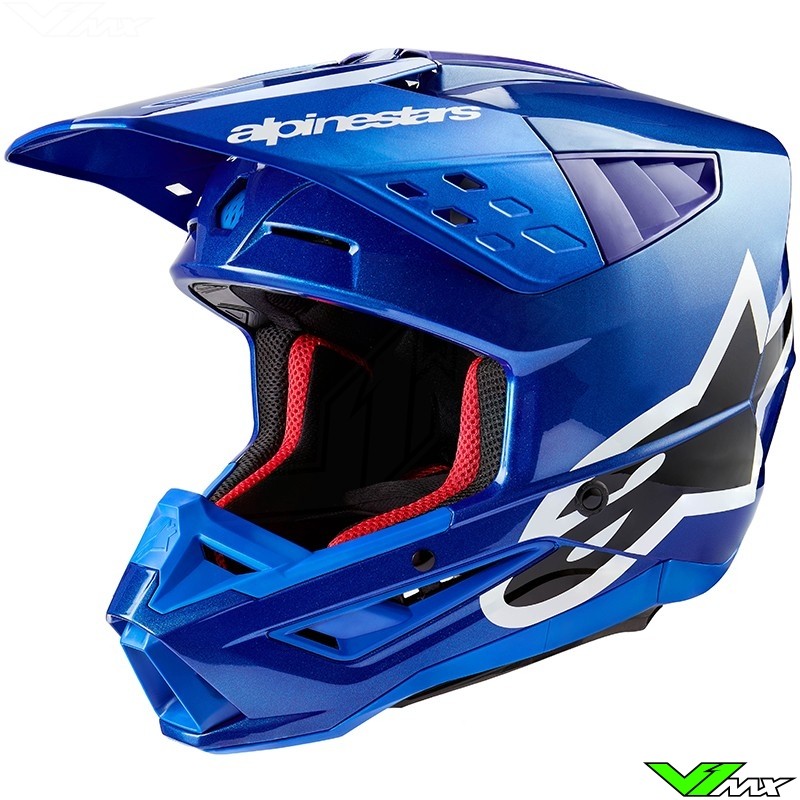 Alpinestars S-M5 Corp Motocross Helmet - Blue