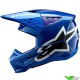 Alpinestars S-M5 Corp Motocross Helmet - Blue