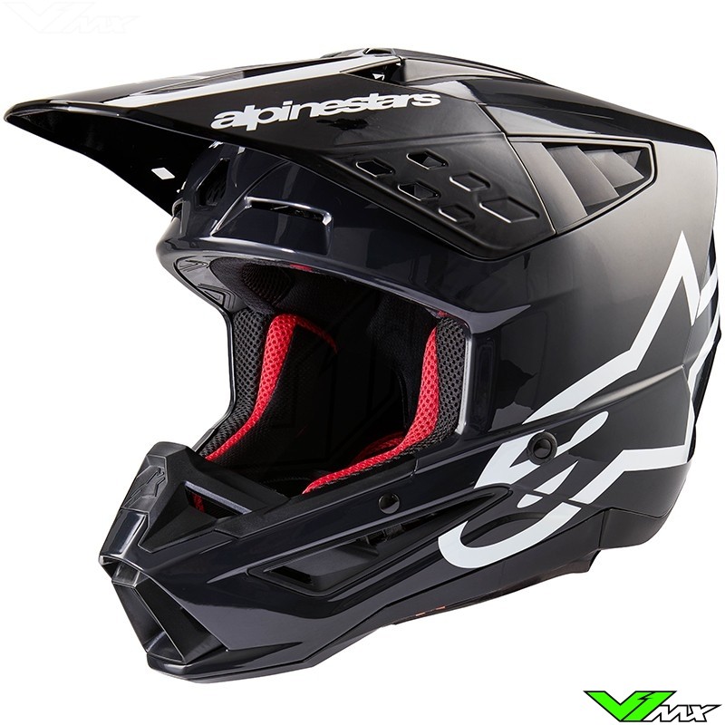 Alpinestars S-M5 Corp Motocross Helmet - Dark Grey