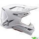 Alpinestars S-M10 Solid Motocross Helmet - White