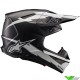 Alpinestars S-M10 Ampress Motocross Helmet - Black / White / Matte