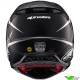 Alpinestars S-M10 Ampress Motocross Helmet - Black / White / Matte