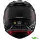Alpinestars S-M10 Flood Motocross Helmet - Black / Grey / Matt and Gloss