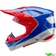 Alpinestars S-M10 Aeon Motocross Helmet - Bright Red / Blue