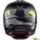 Alpinestars S-M5 Rover 2 Motocross Helmet - Dark Grey / Fluo Yellow