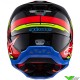 Alpinestars S-M5 Action 2 Motocross Helmet - Black / Fluo Yellow / Bright Red