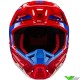 Alpinestars S-M5 Action 2 Motocross Helmet - Bright Red / Blue