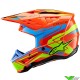 Alpinestars S-M5 Action 2 Crosshelm - Fluo Oranje / Cyaan / Fluo Geel