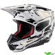 Alpinestars S-M5 Mineral Motocross Helmet - Cool Grey / Dark Grey