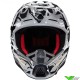 Alpinestars S-M5 Mineral Motocross Helmet - Cool Grey / Dark Grey