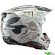 Alpinestars S-M5 Mineral Motocross Helmet - Grey / Celadon Green