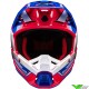 Alpinestars S-M5 Sail Crosshelm - Diva Roze / Enamel Blauw