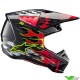 Alpinestars S-M5 Rash Motocross Helmet - Dark Grey / Bright Red