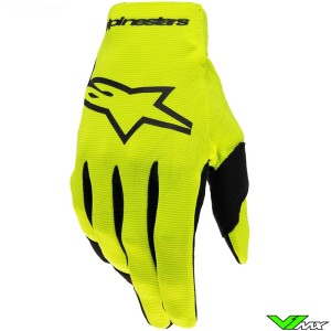 Alpinestars Radar 2024 Youth Motocross Gloves - Fluo Yellow / Black