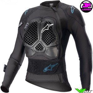 Alpinestars Stella Bionic Action V2 Protection Jacket for women - Black / Cyaan