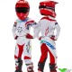 Alpinestars Racer Hana 2024 Youth Motocross Gear Combo - White / Multicolor