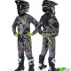 Alpinestars Racer Tactical 2024 Youth Motocross Gear Combo - Grey / Camo / Magneet