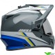 Bell MX-9 Alpine Adventure Helm - Grijs / Blauw