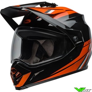 Bell MX-9 Alpine Adventure helmet - Orange / Black