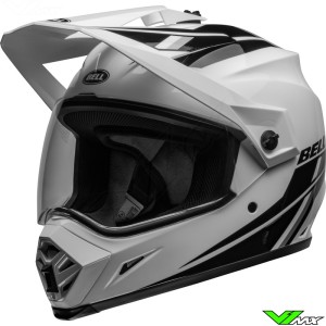 Bell MX-9 Alpine Adventure Helm - Wit / Zwart