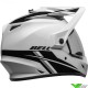 Bell MX-9 Alpine Adventure Helm - Wit / Zwart