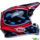 Bell MX-9 McGrath Motocross Helmet - Black / Red / Blue