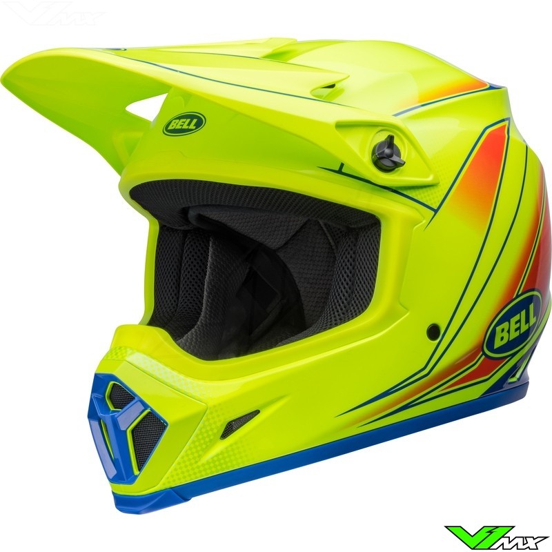 Bell MX-9 Zone Crosshelm - Fluo Geel