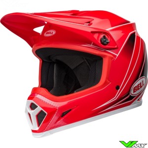 Bell MX-9 Zone Motocross Helmet - Red