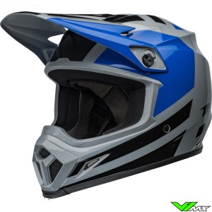 Bell MX-9 Alter Ego Motocross Helmet - Blue / Grey