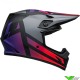 Bell MX-9 Alter Ego Motocross Helmet - Black / Red / Purple
