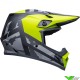 Bell MX-9 Alter Ego Motocross Helmet - Fluo Yellow / Camo