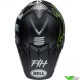 Bell Moto-9s Flex Fasthouse Mc Core Motocross Helmet - Black / Fluo Yellow