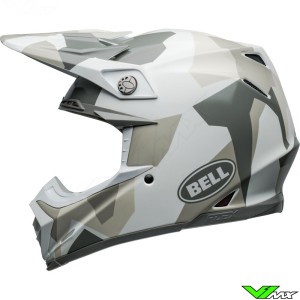 Bell Moto-9s Flex Rover Motocross Helmet - White / Camo