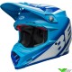 Bell Moto-9s Flex Rail Motocross Helmet - Blue