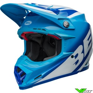 Bell Moto-9s Flex Rail Motocross Helmet - Blue