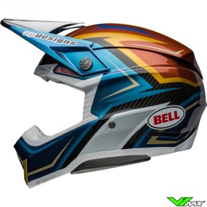 Bell Moto-10 Tomac Replica Motocross Helmet - White / Gold / Blue