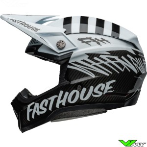 Bell Moto-10 Fasthouse Mod Squad Motocross Helmet - White / Black