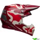 Bell Moto-9s Flex Ferrandis Méchant Motocross Helmet - Red / Silver