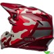 Bell Moto-9s Flex Ferrandis Méchant Motocross Helmet - Red / Silver