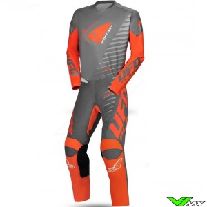 UFO Kimura 2022 Motocross Gear Combo - Orange / Grey