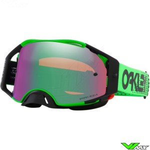 Oakley Airbrake B1B Motocross Goggles - Green / Prizm Jade Lens