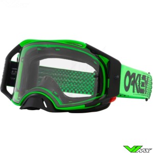 Oakley Airbrake B1B Motocross Goggles - Green / Clear Lens