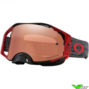 Oakley Airbrake Flux Motocross Goggles - Black / Prizm Black Lens