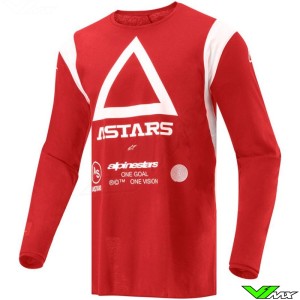 Alpinestars Techdura Enduro shirt - Fel Rood