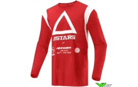 Alpinestars Techdura Enduro shirt - Fel Rood