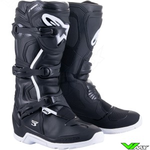 Alpinestars Tech 3 Waterproof Enduro Motocross Boots - Black / White