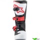 Alpinestars Tech 3s Youth Motocross Boots - Bright Red / Black