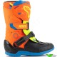 Alpinestars Tech 3s Youth Motocross Boots - Fluo Orange / Fluo Yellow / Enamel Blue