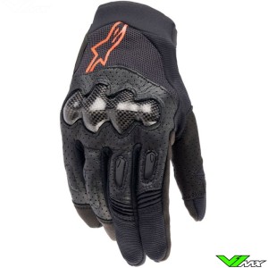 Alpinestars MegaWatt Enduro Gloves - Black / Fluo Red