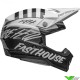 Bell Moto-10 Fasthouse Mod Squad Motocross Helmet - White / Black